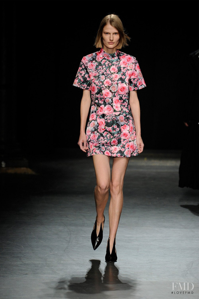 Ireen Tabolova featured in  the Christopher Kane fashion show for Spring/Summer 2023
