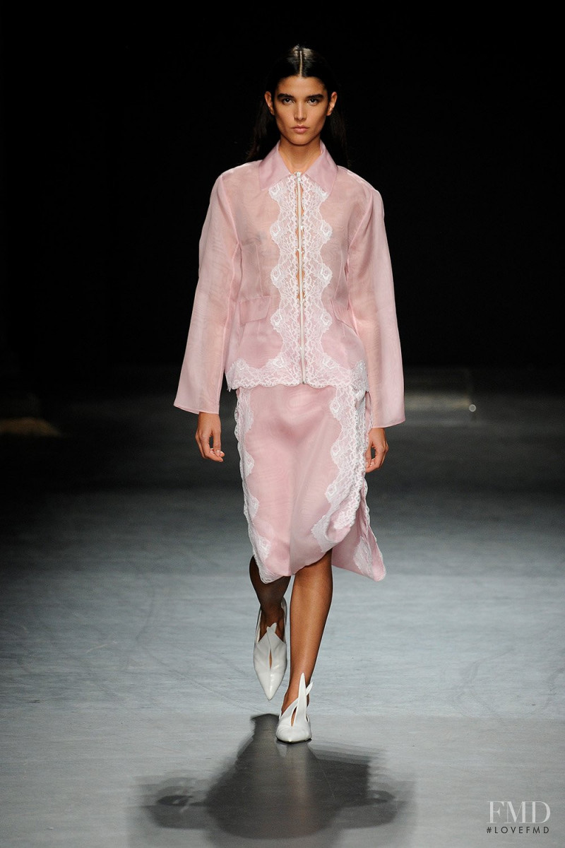 Paula Soares Santos featured in  the Christopher Kane fashion show for Spring/Summer 2023