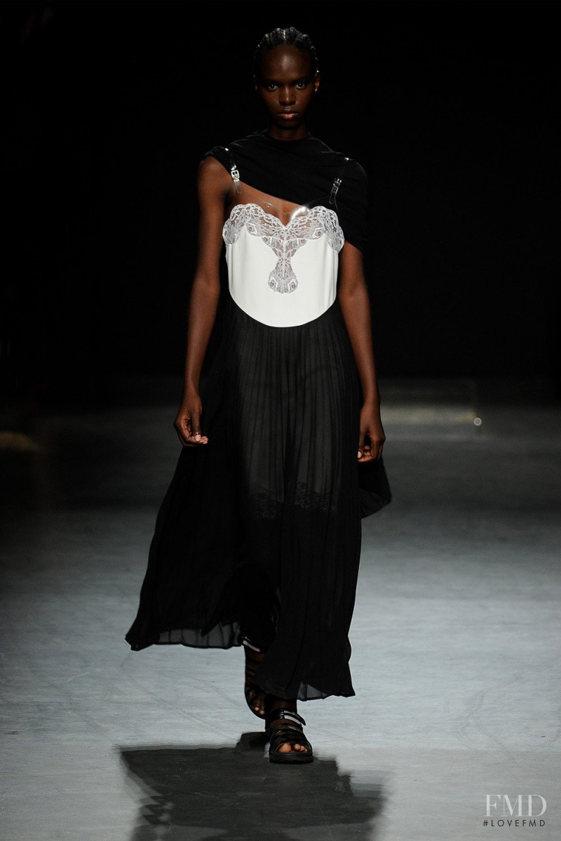 Judith Onah featured in  the Christopher Kane fashion show for Spring/Summer 2023