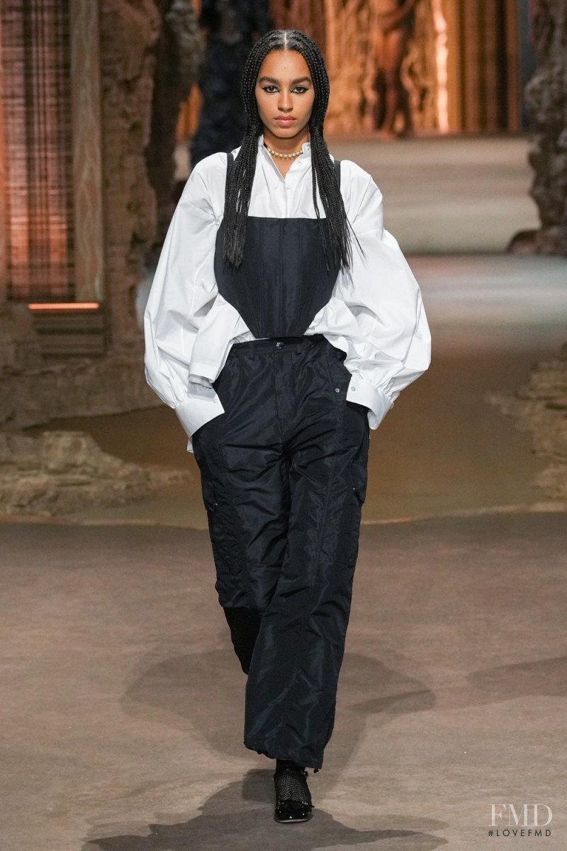 Erika Blanc featured in  the Christian Dior fashion show for Spring/Summer 2023