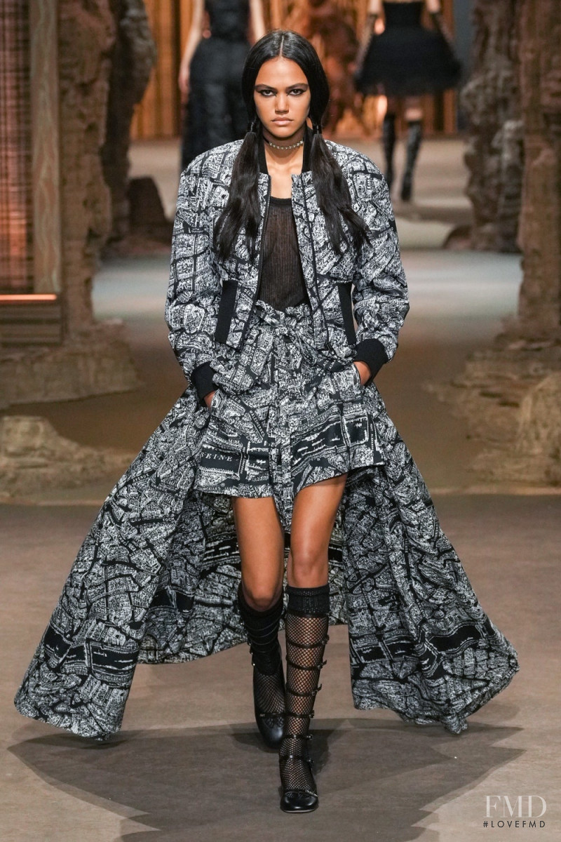 Haylee Stokes featured in  the Christian Dior fashion show for Spring/Summer 2023