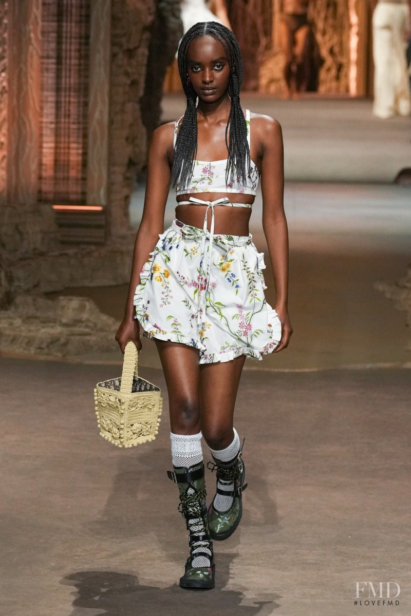 Isheja Morella featured in  the Christian Dior fashion show for Spring/Summer 2023
