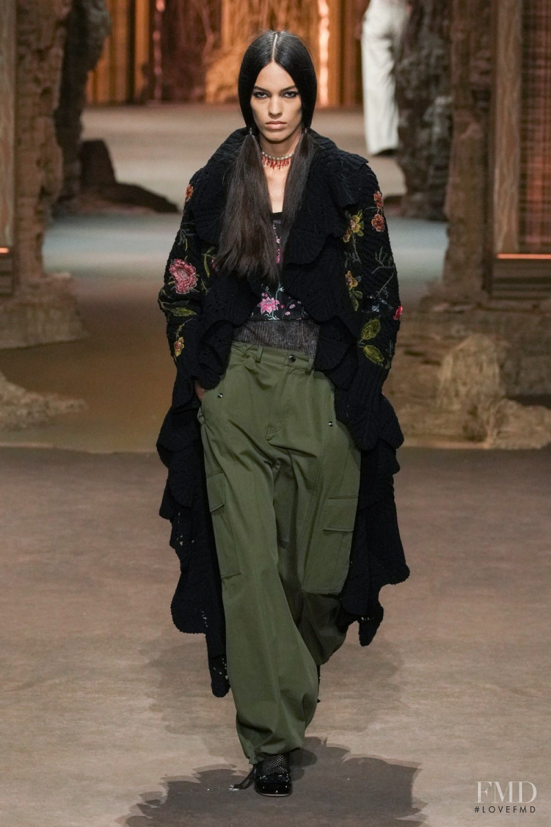 Grace Valentine featured in  the Christian Dior fashion show for Spring/Summer 2023