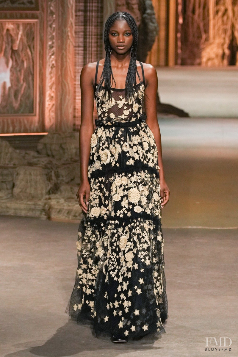 Tina Diedhiou featured in  the Christian Dior fashion show for Spring/Summer 2023