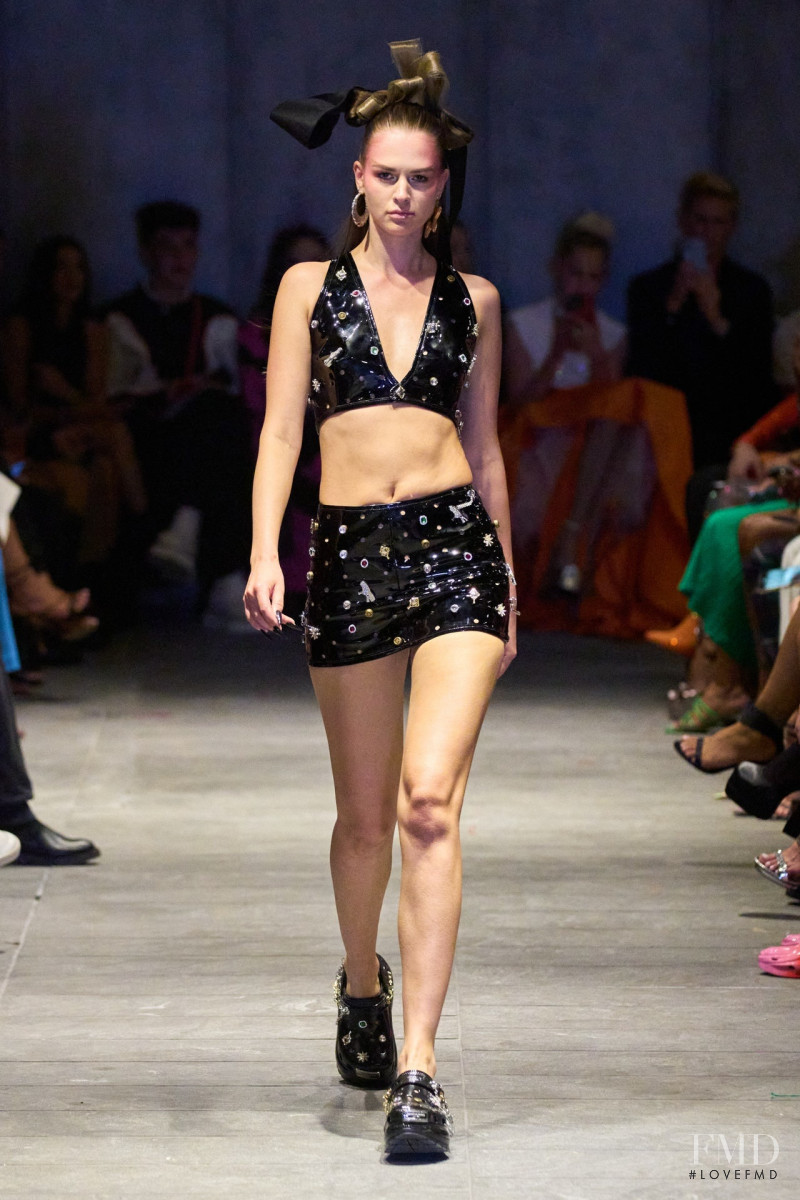 Alena Frolova featured in  the Christian Cowan fashion show for Spring/Summer 2023