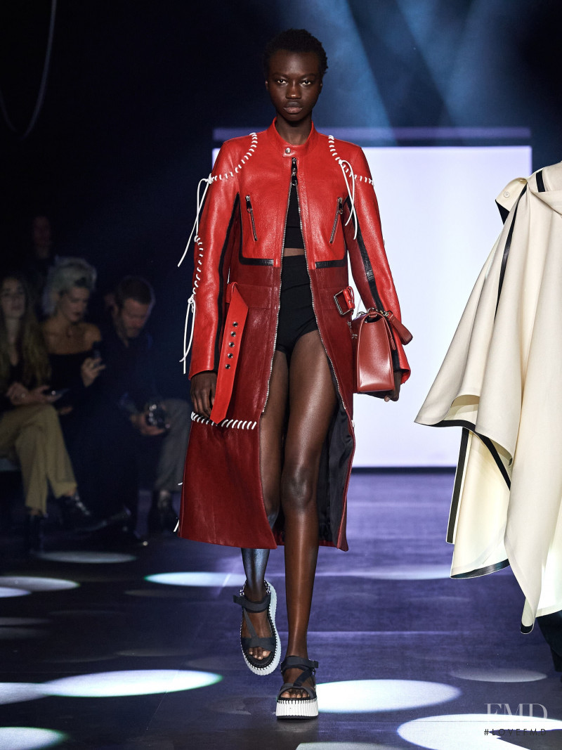 Anyiang Yak featured in  the Chloe fashion show for Spring/Summer 2023