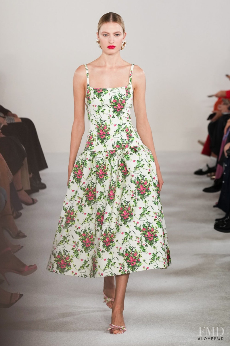 Felice Noordhoff featured in  the Carolina Herrera fashion show for Spring/Summer 2023