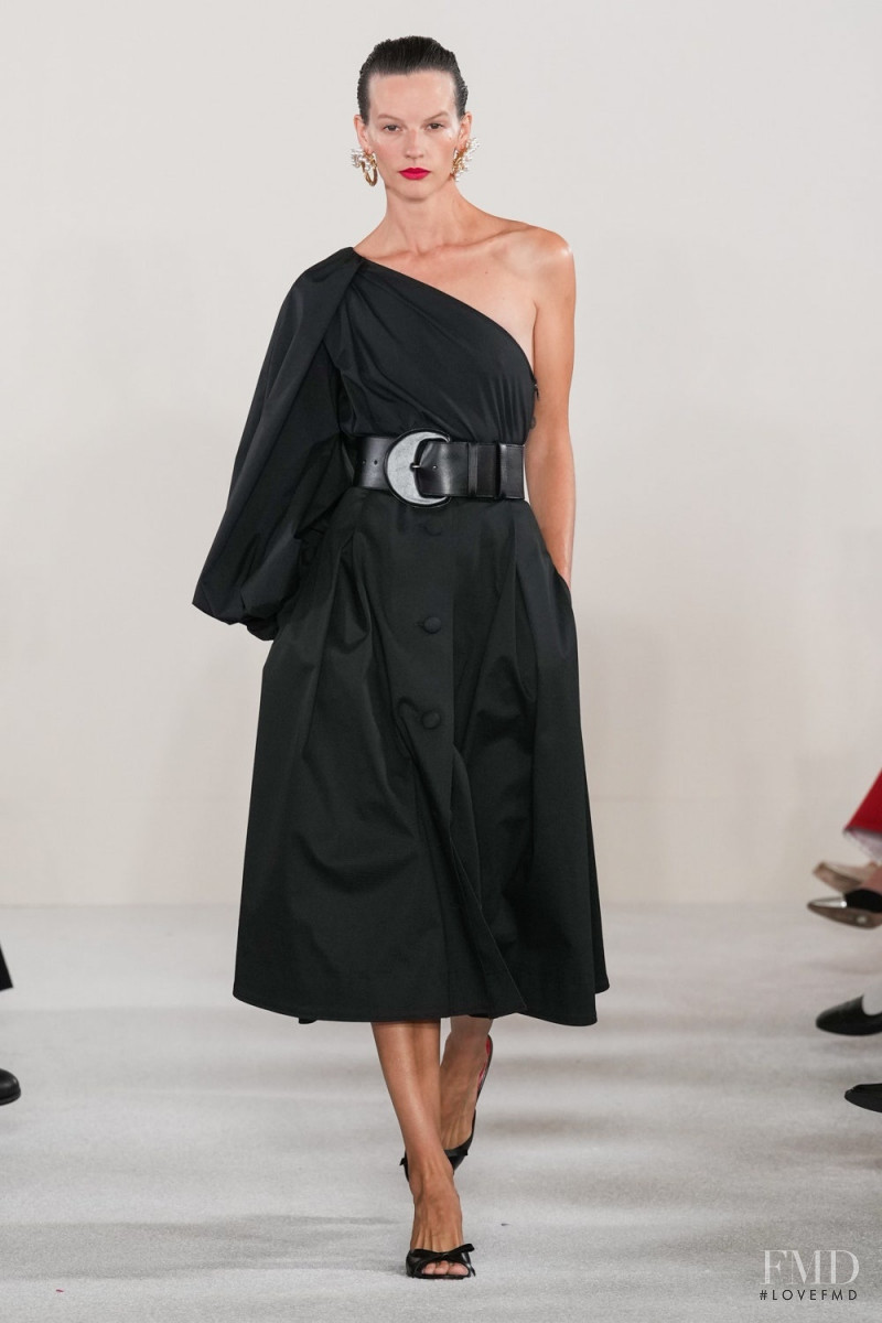 Sara Blomqvist featured in  the Carolina Herrera fashion show for Spring/Summer 2023