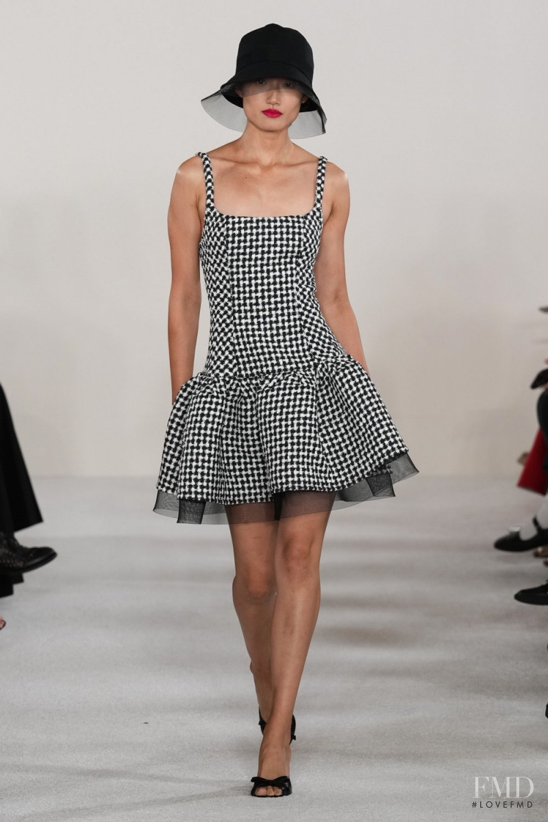 Ashley Foo featured in  the Carolina Herrera fashion show for Spring/Summer 2023