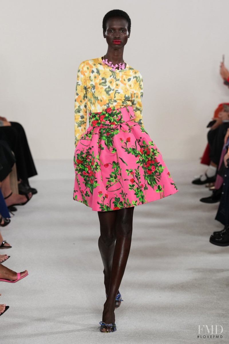Amar Akway featured in  the Carolina Herrera fashion show for Spring/Summer 2023