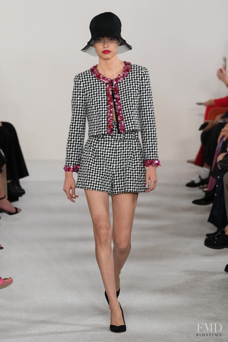 Maryel Uchida featured in  the Carolina Herrera fashion show for Spring/Summer 2023