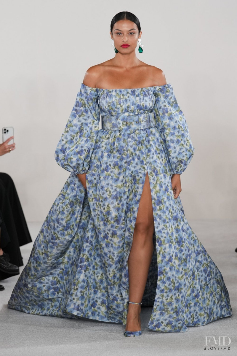 Devyn Garcia featured in  the Carolina Herrera fashion show for Spring/Summer 2023