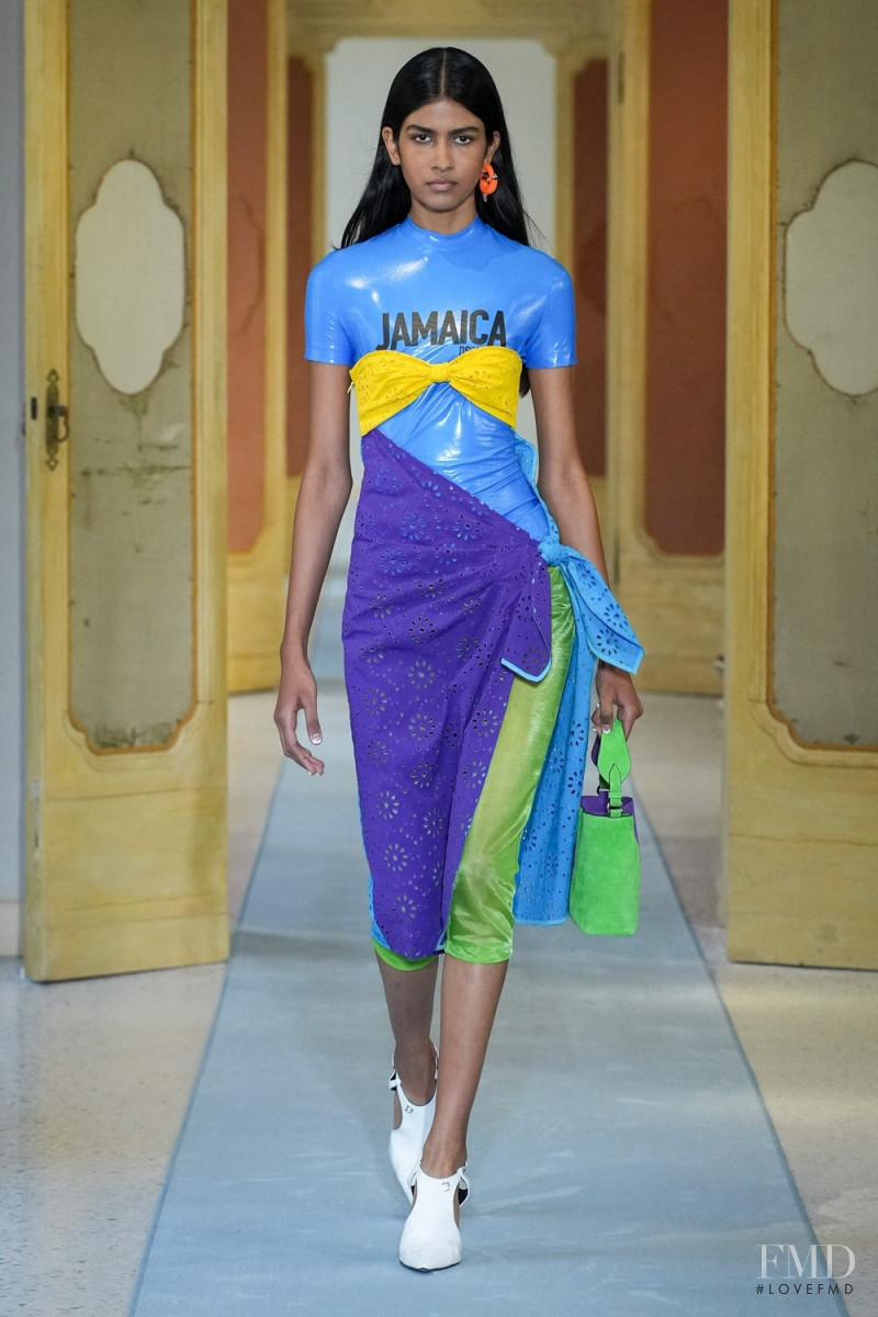 Bhumika Bansal featured in  the DSquared2 fashion show for Spring/Summer 2023