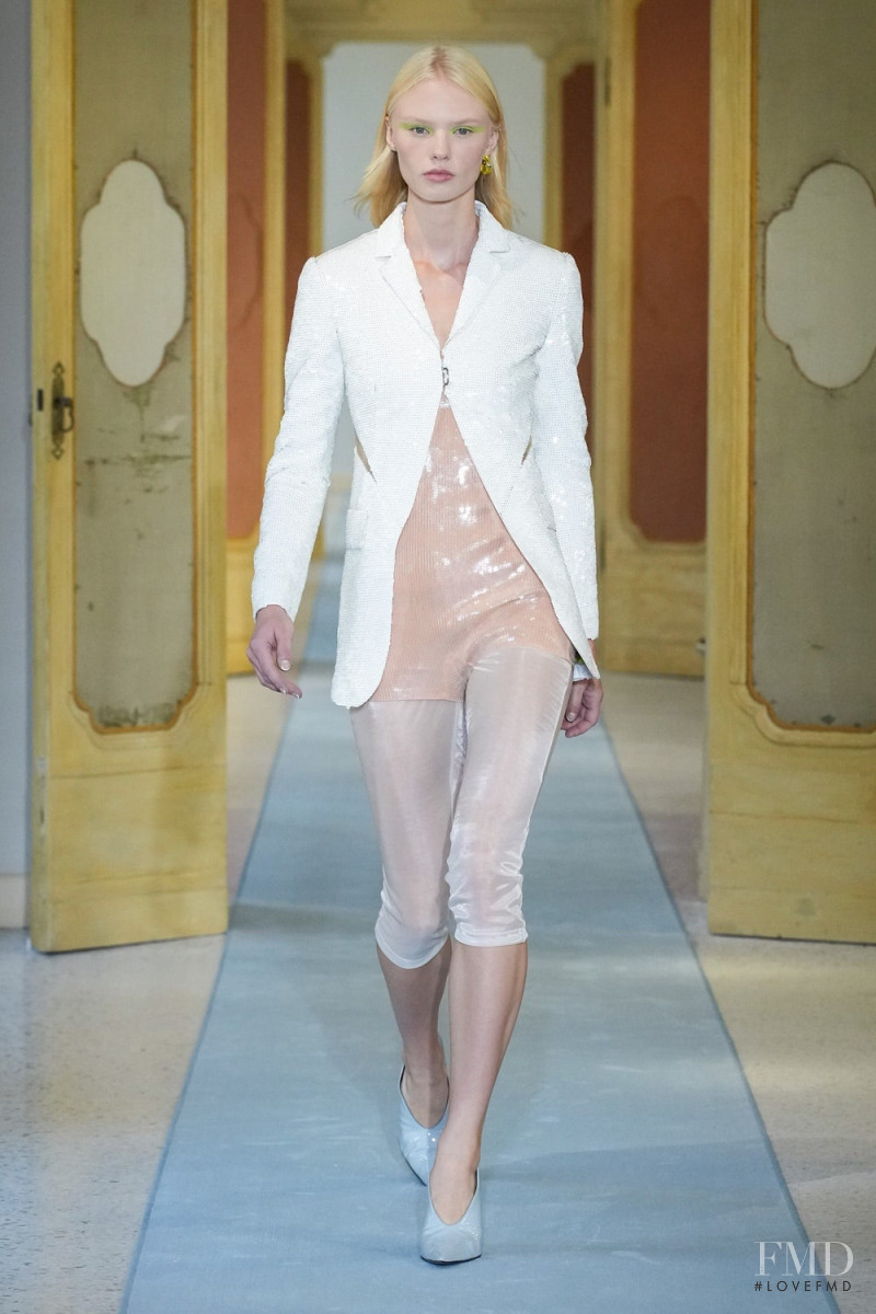 Vilma Sjöberg featured in  the DSquared2 fashion show for Spring/Summer 2023