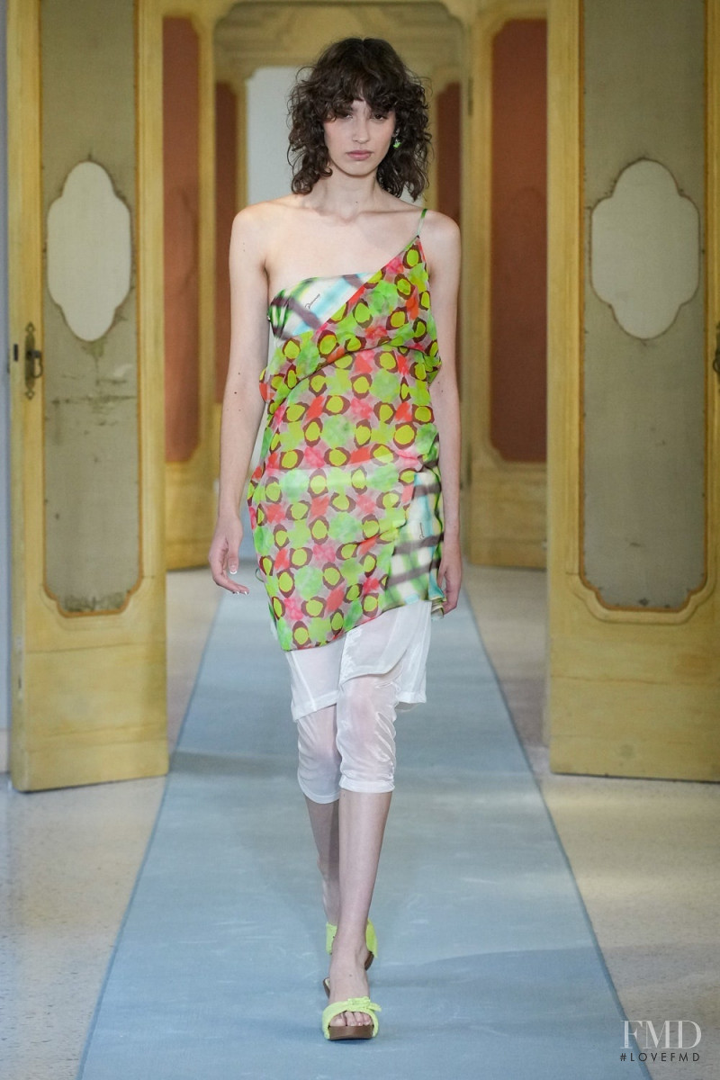 Martina Horak featured in  the DSquared2 fashion show for Spring/Summer 2023