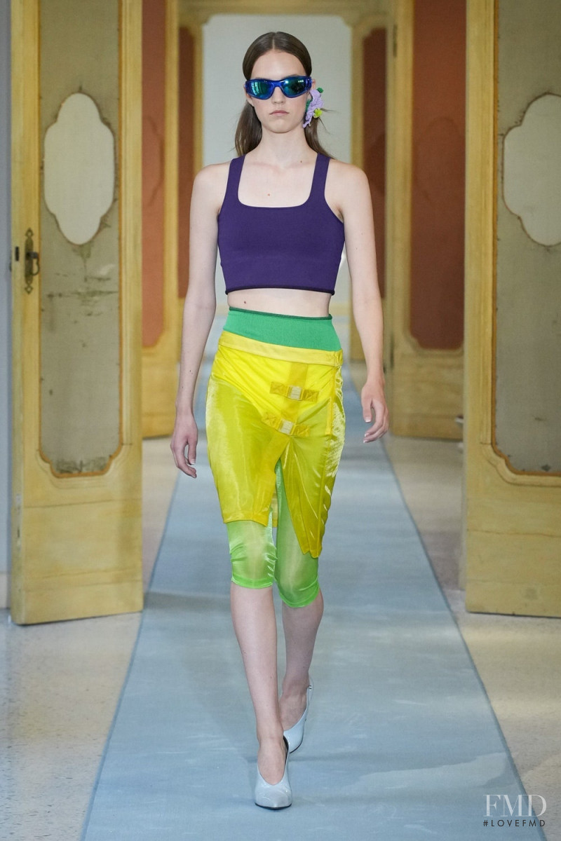 Gwen Weijers featured in  the DSquared2 fashion show for Spring/Summer 2023