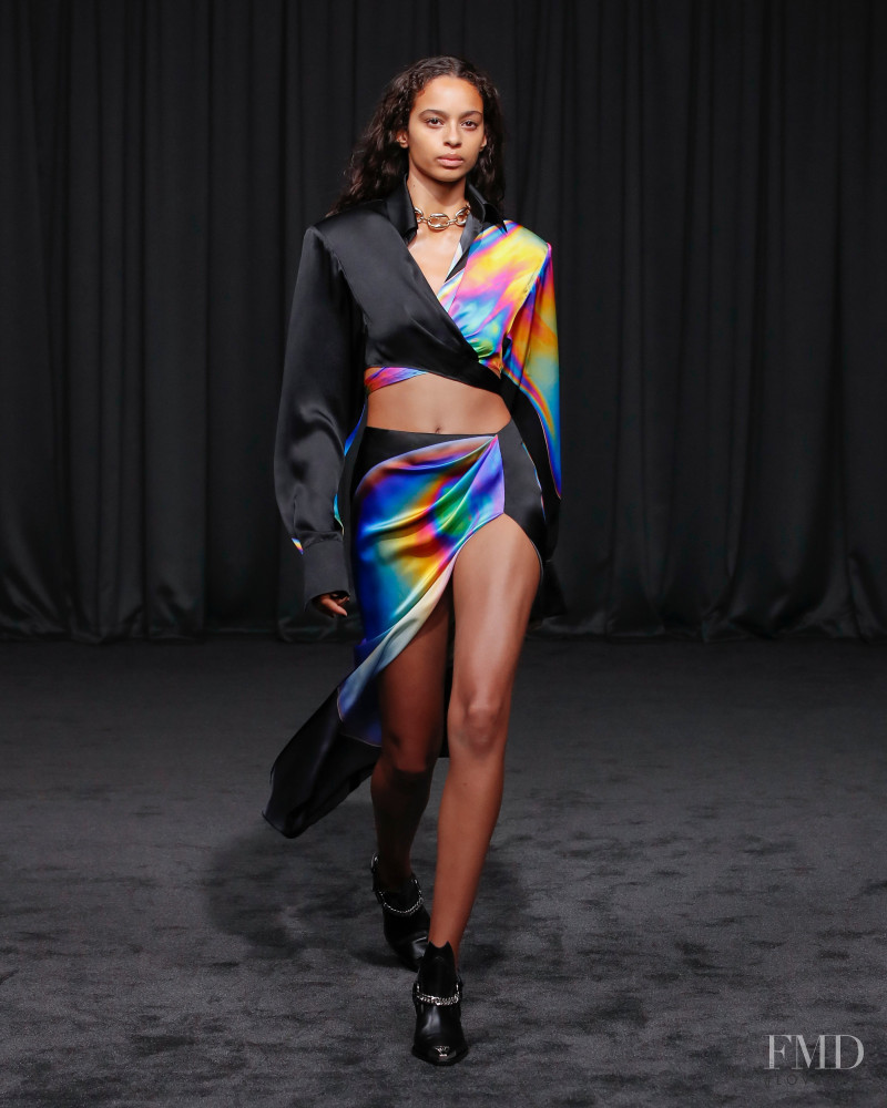 Raquel Brito featured in  the David Koma fashion show for Spring/Summer 2023