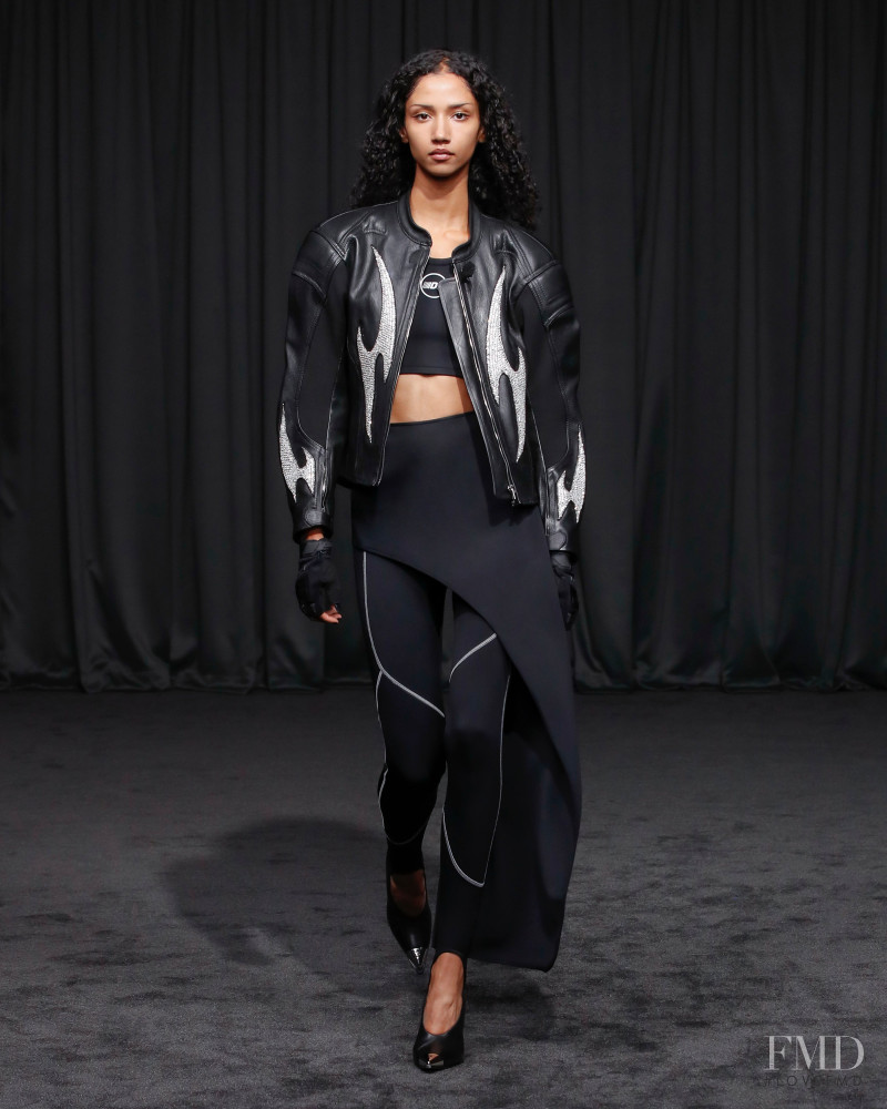Aiden Curtiss featured in  the David Koma fashion show for Spring/Summer 2023
