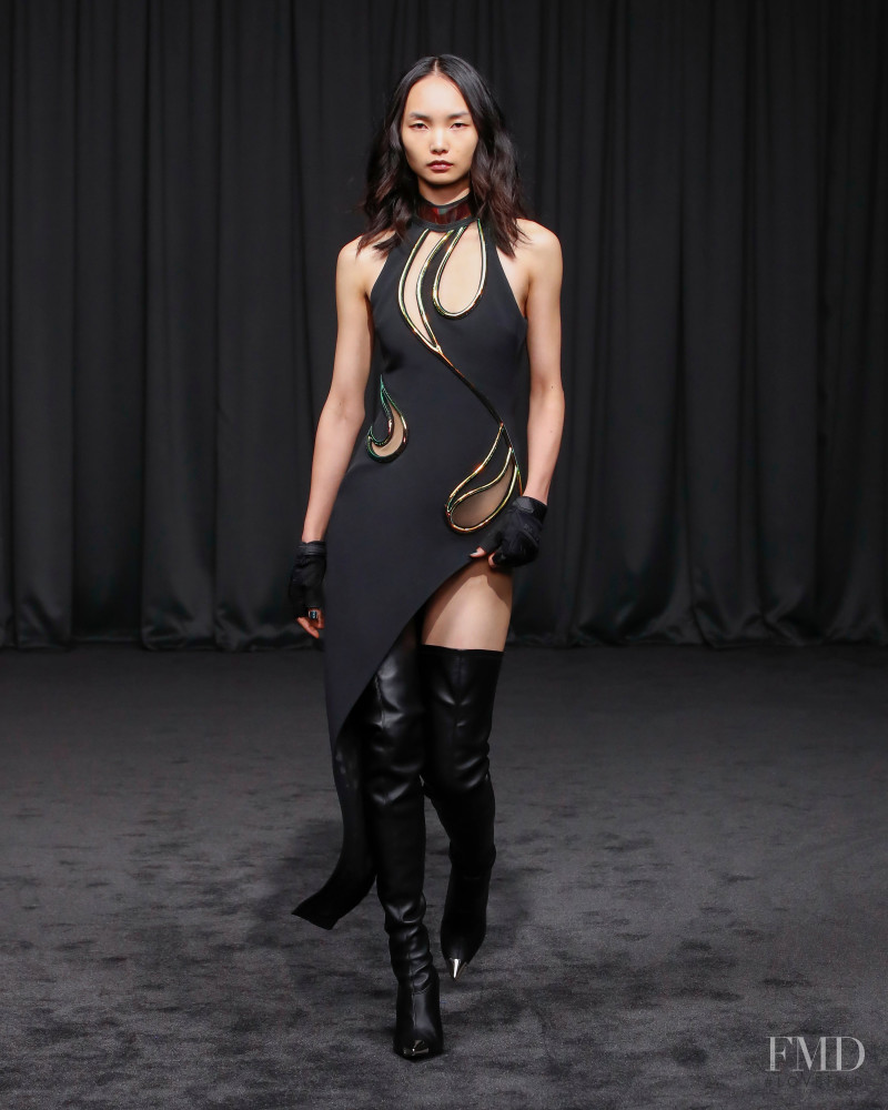 Ling Ling Chen featured in  the David Koma fashion show for Spring/Summer 2023