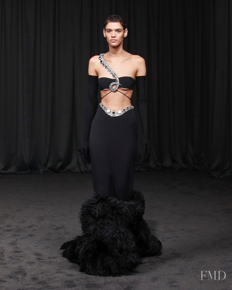 Kerolyn Soares featured in  the David Koma fashion show for Spring/Summer 2023