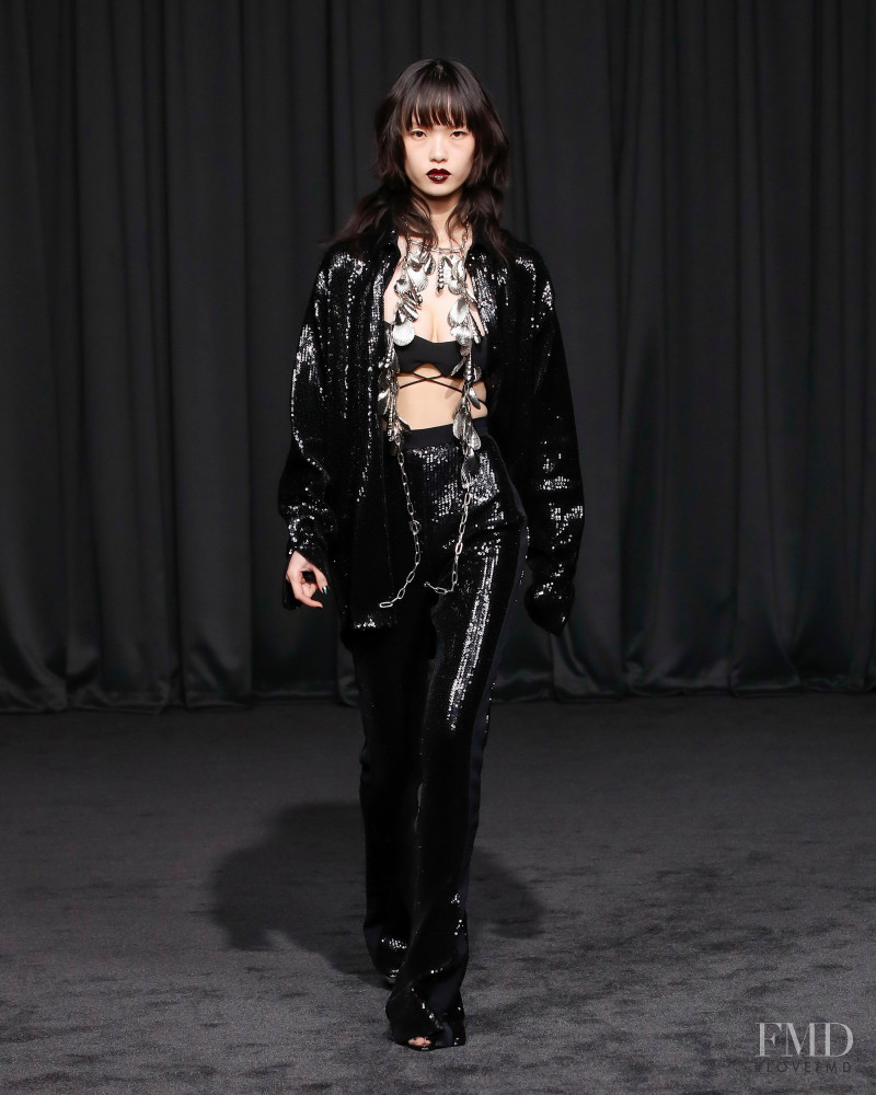 Xie Chaoyu featured in  the David Koma fashion show for Spring/Summer 2023