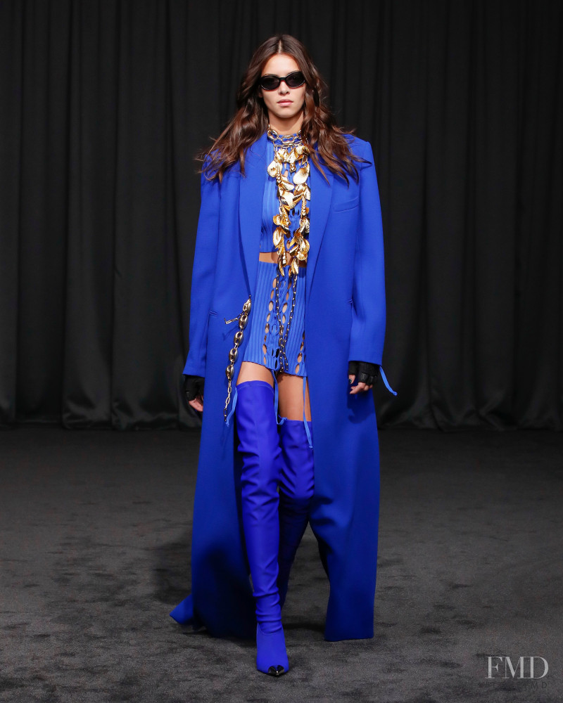 Maria Miguel featured in  the David Koma fashion show for Spring/Summer 2023