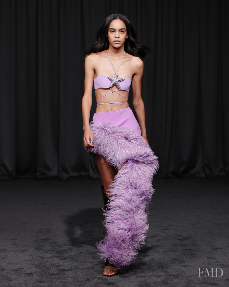 Alana Silva featured in  the David Koma fashion show for Spring/Summer 2023
