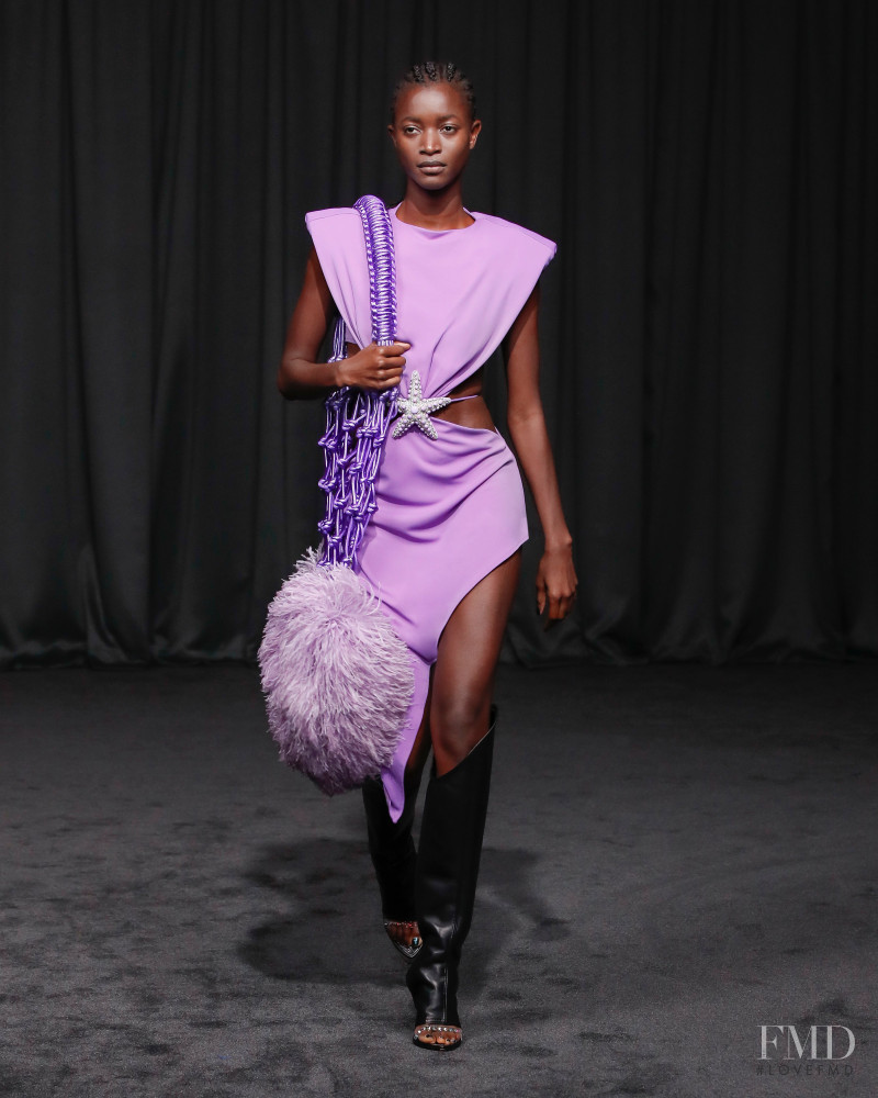 Oumie Jammeh featured in  the David Koma fashion show for Spring/Summer 2023