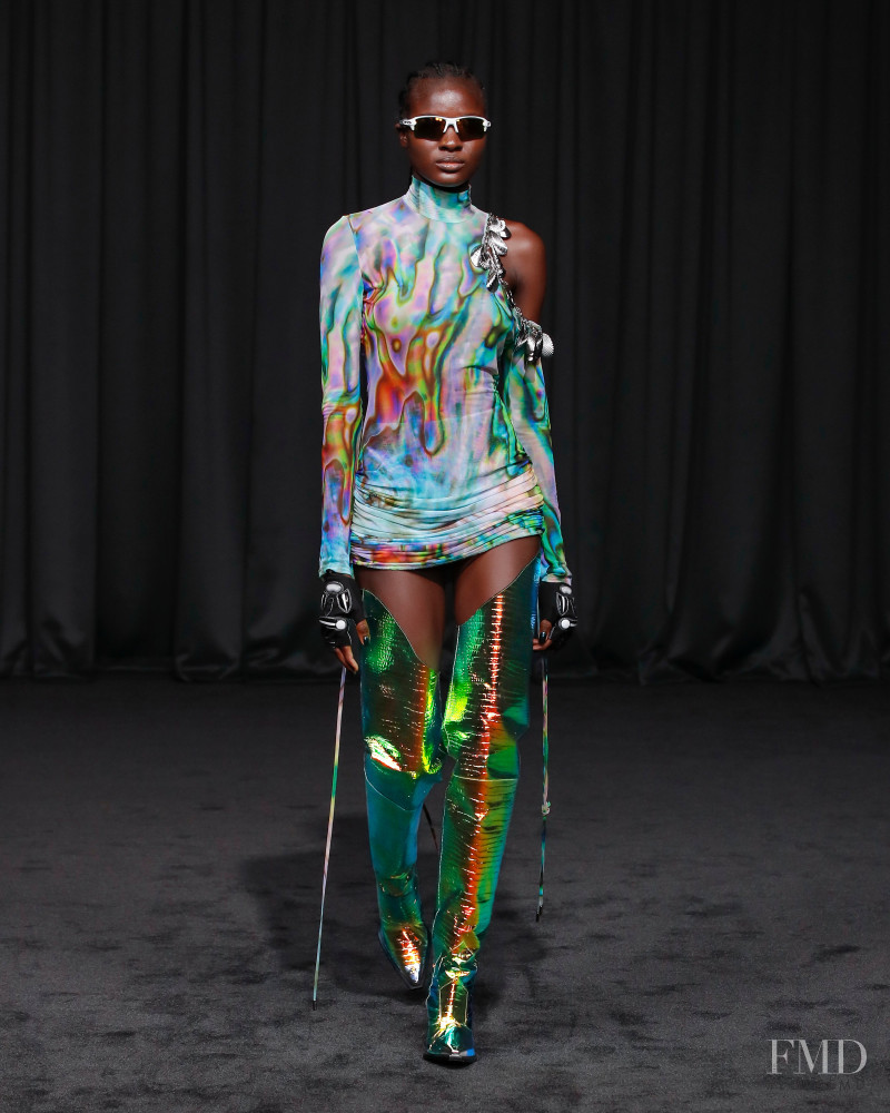 Oluwatosin Olajire featured in  the David Koma fashion show for Spring/Summer 2023