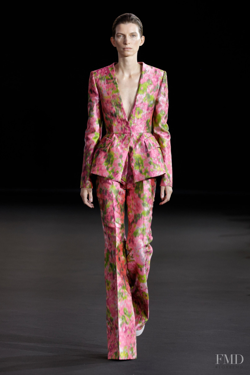 Luca Gajdus featured in  the Del Core fashion show for Spring/Summer 2023