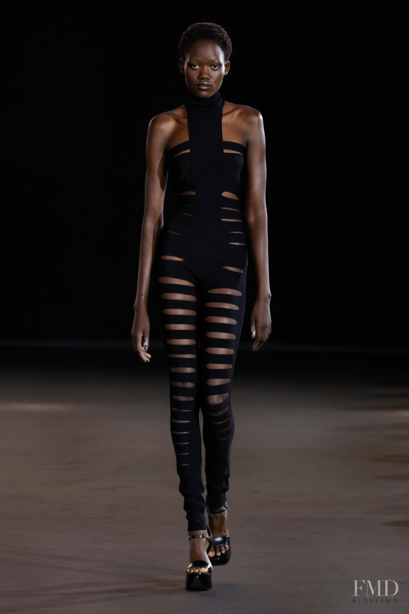 Caren Jepkemei featured in  the Del Core fashion show for Spring/Summer 2023