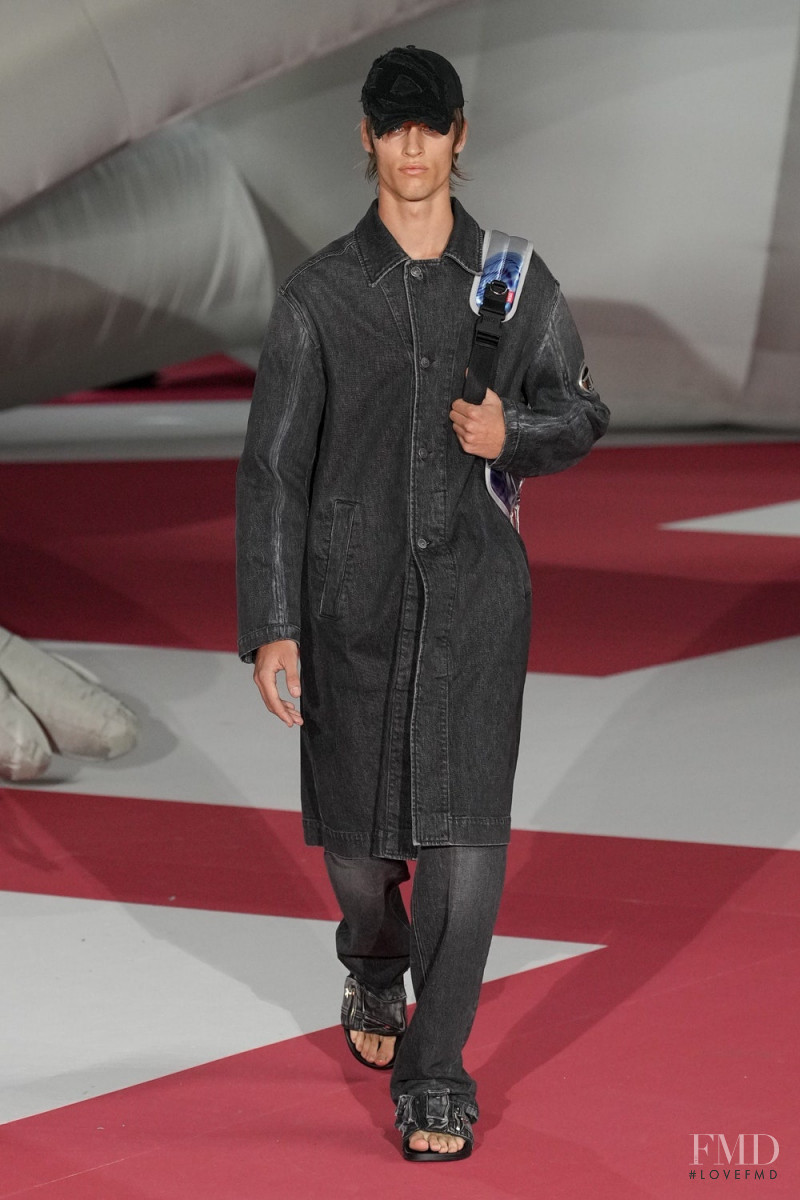 Yeray Allgayer featured in  the Diesel fashion show for Spring/Summer 2023