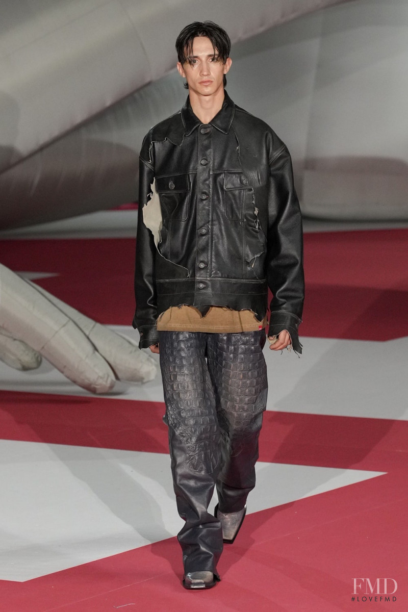 Federico Chiara featured in  the Diesel fashion show for Spring/Summer 2023