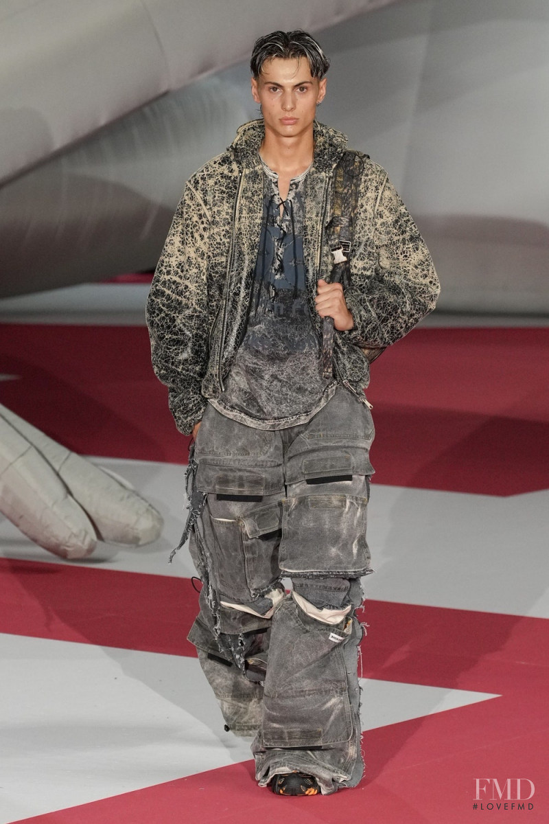 Lucien Abulzahab featured in  the Diesel fashion show for Spring/Summer 2023