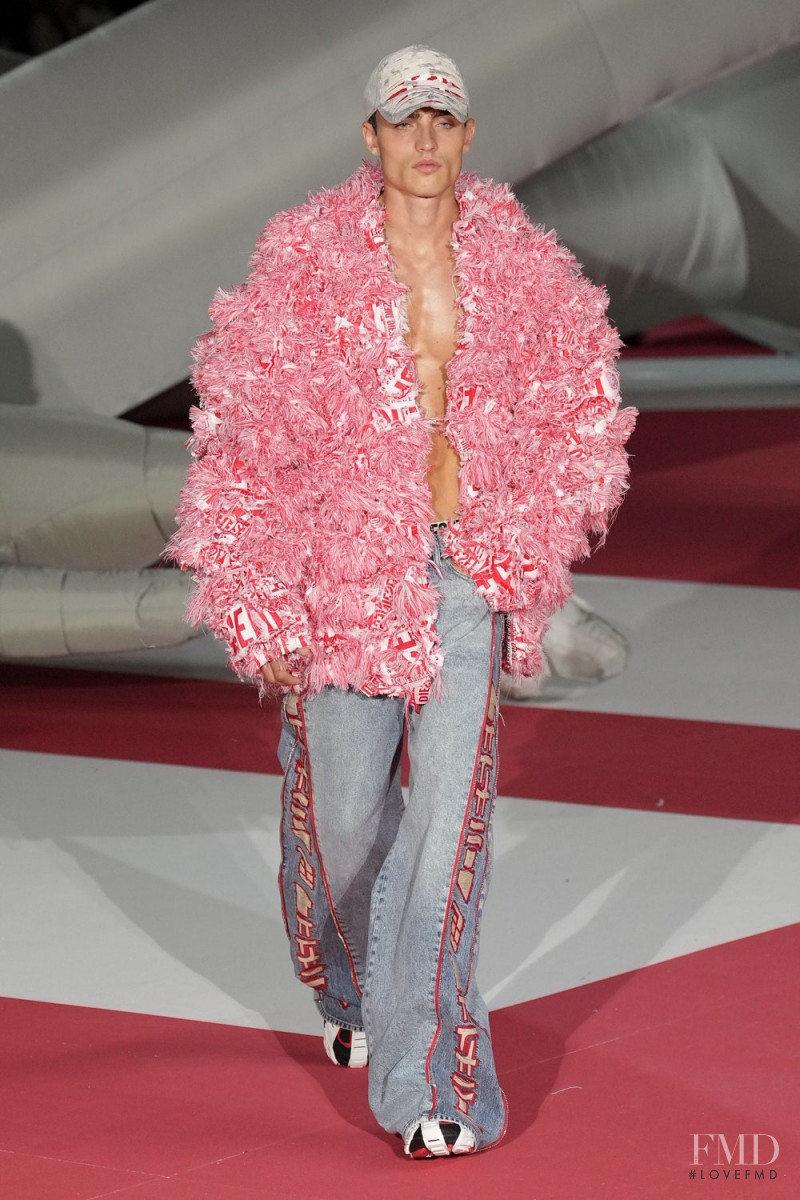 Sergio Amore featured in  the Diesel fashion show for Spring/Summer 2023