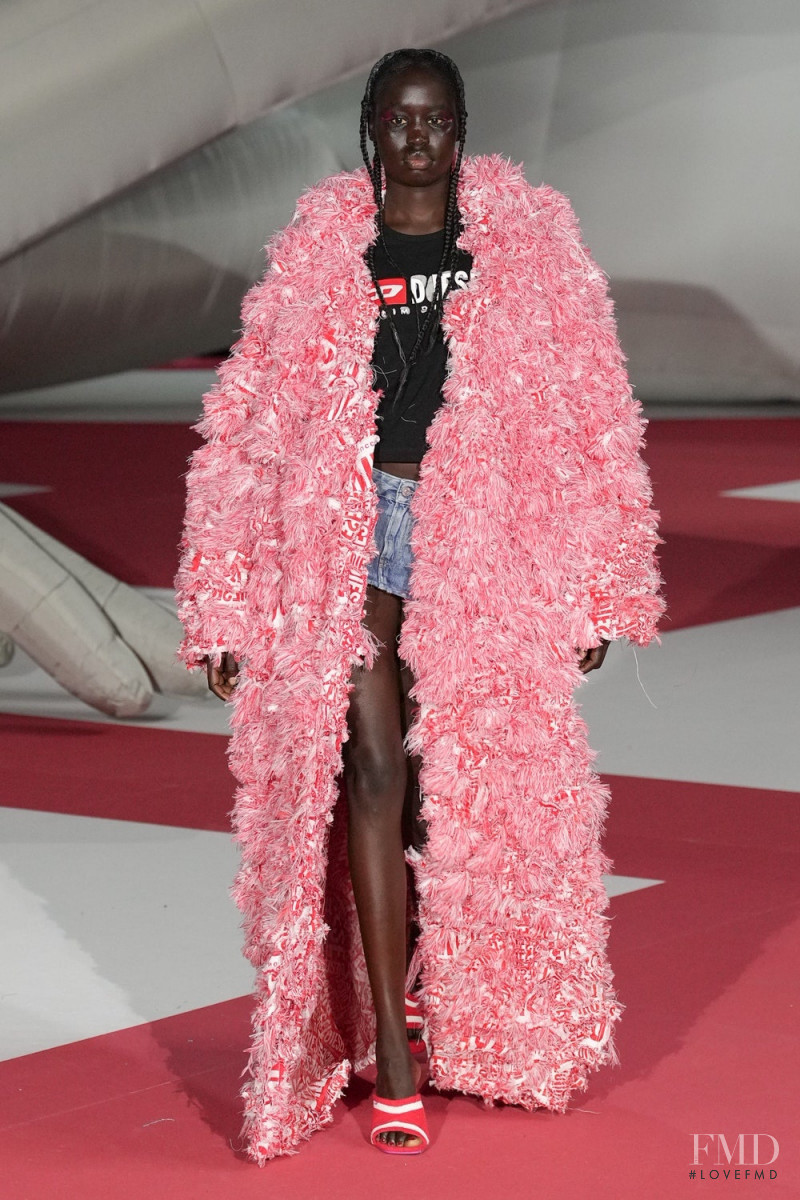 Adit Priscilla featured in  the Diesel fashion show for Spring/Summer 2023