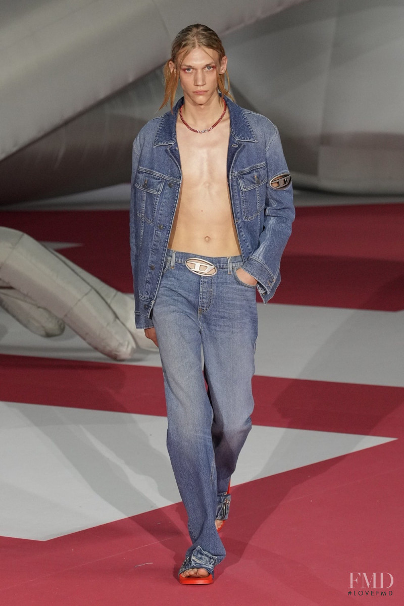 Valentyn Boiko featured in  the Diesel fashion show for Spring/Summer 2023