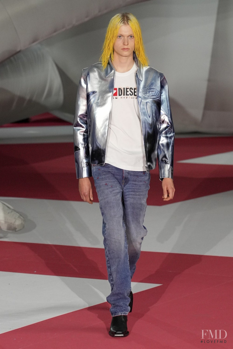 Henning Sadau featured in  the Diesel fashion show for Spring/Summer 2023