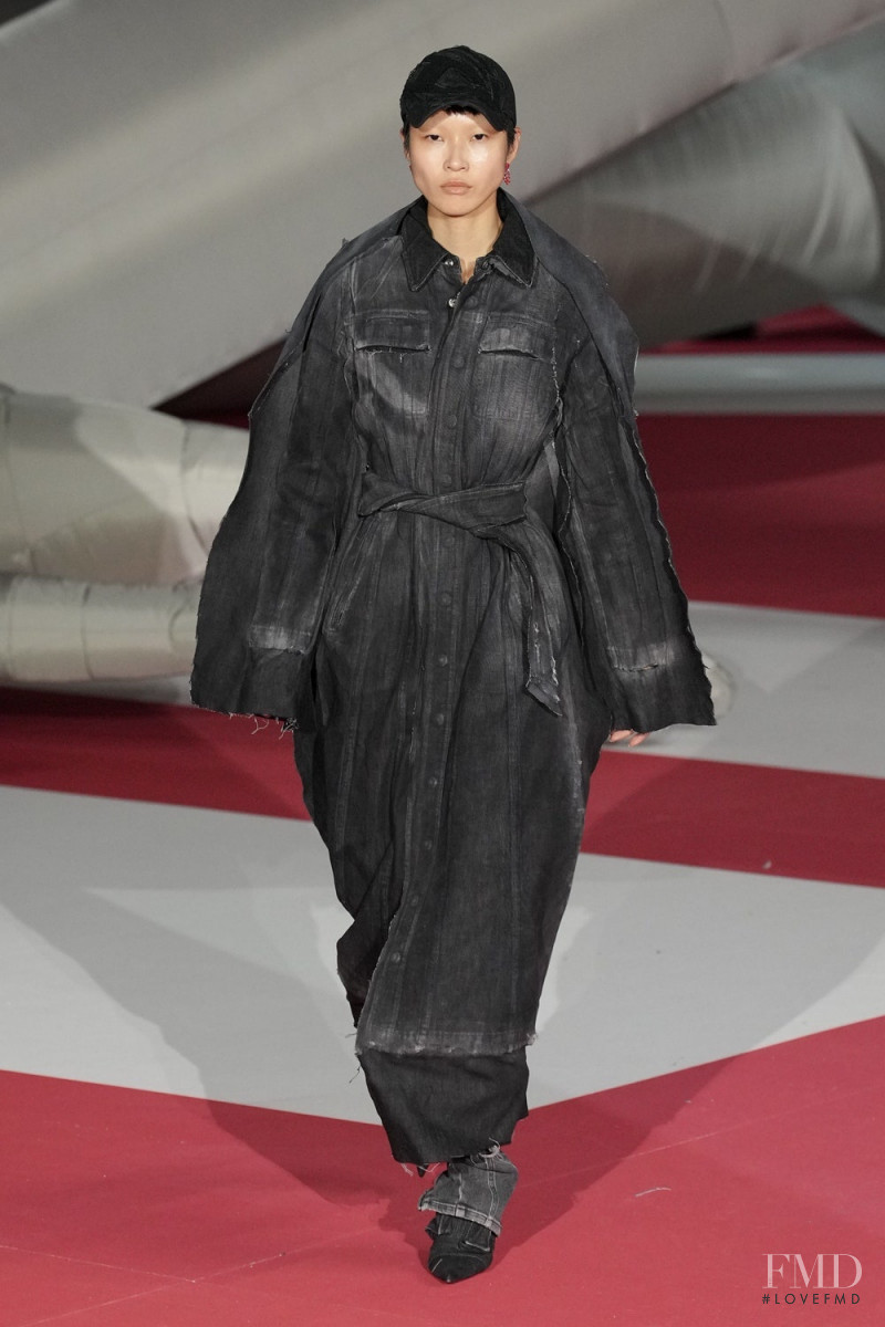 Cassie Wong featured in  the Diesel fashion show for Spring/Summer 2023