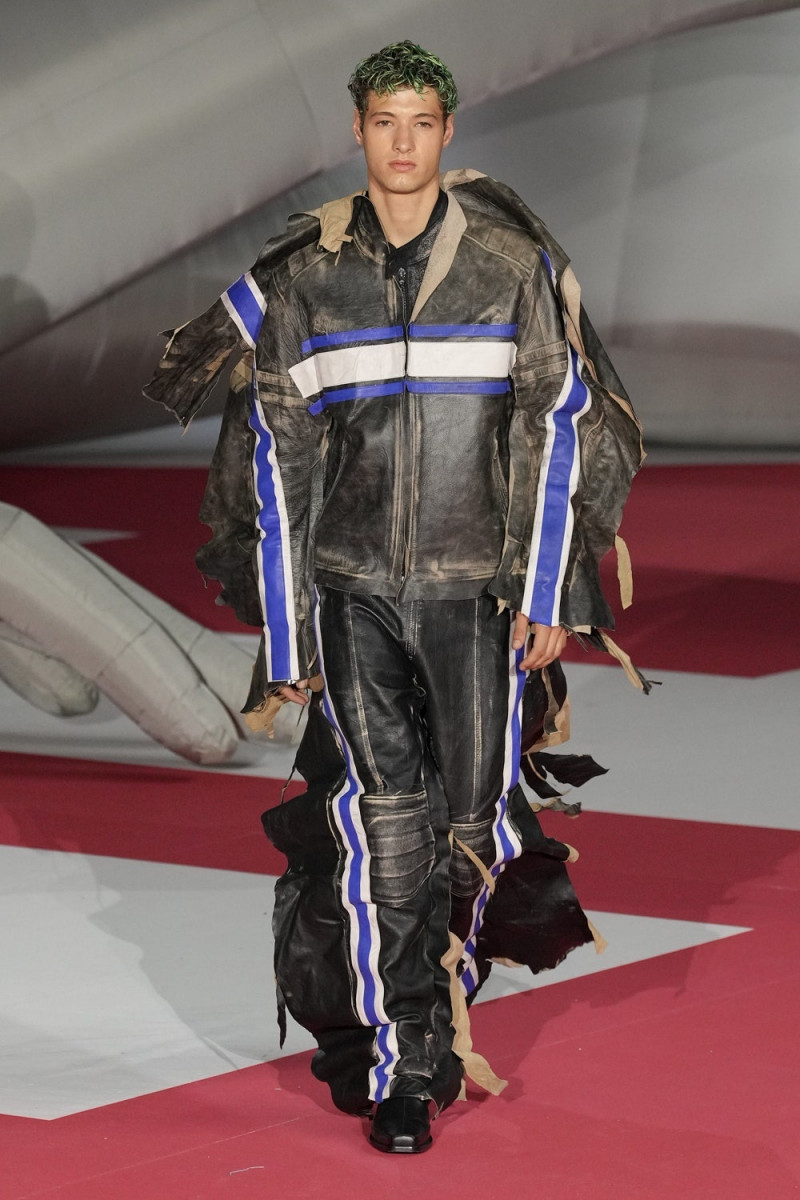 Romeo Solia featured in  the Diesel fashion show for Spring/Summer 2023