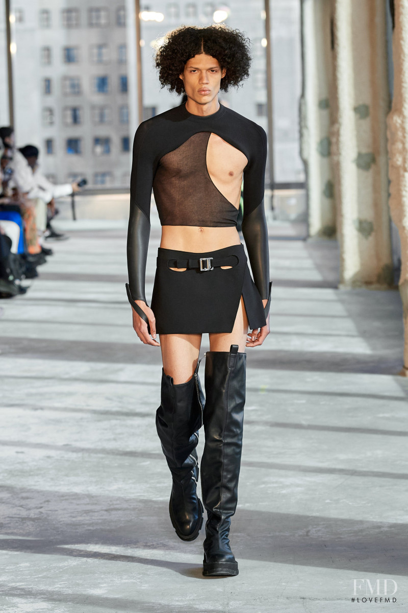 Jesusmaria Guerrero featured in  the Dion Lee fashion show for Spring/Summer 2023