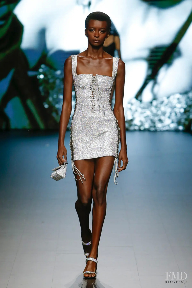 Amira Pinheiro featured in  the Dolce & Gabbana fashion show for Spring/Summer 2023