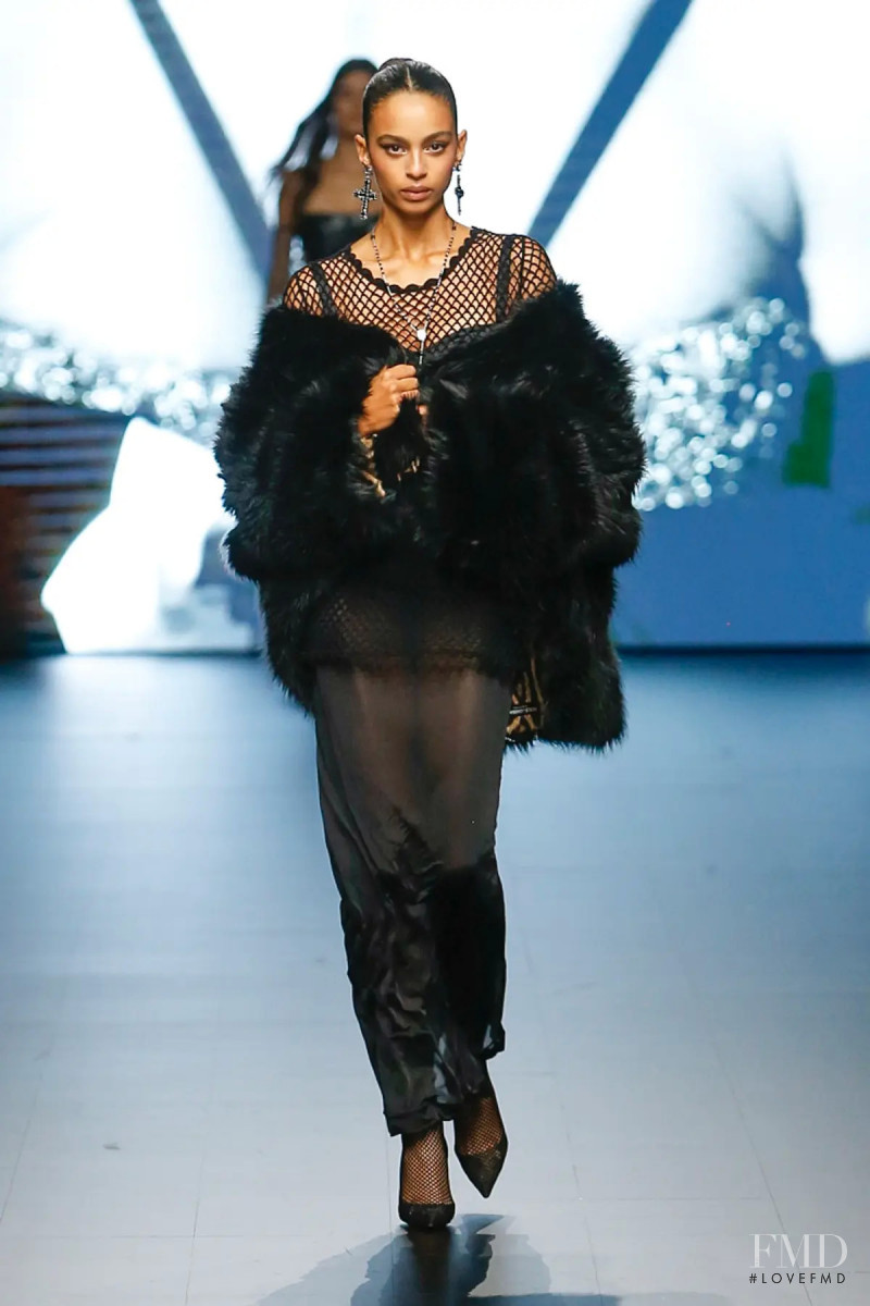 Raquel Brito featured in  the Dolce & Gabbana fashion show for Spring/Summer 2023