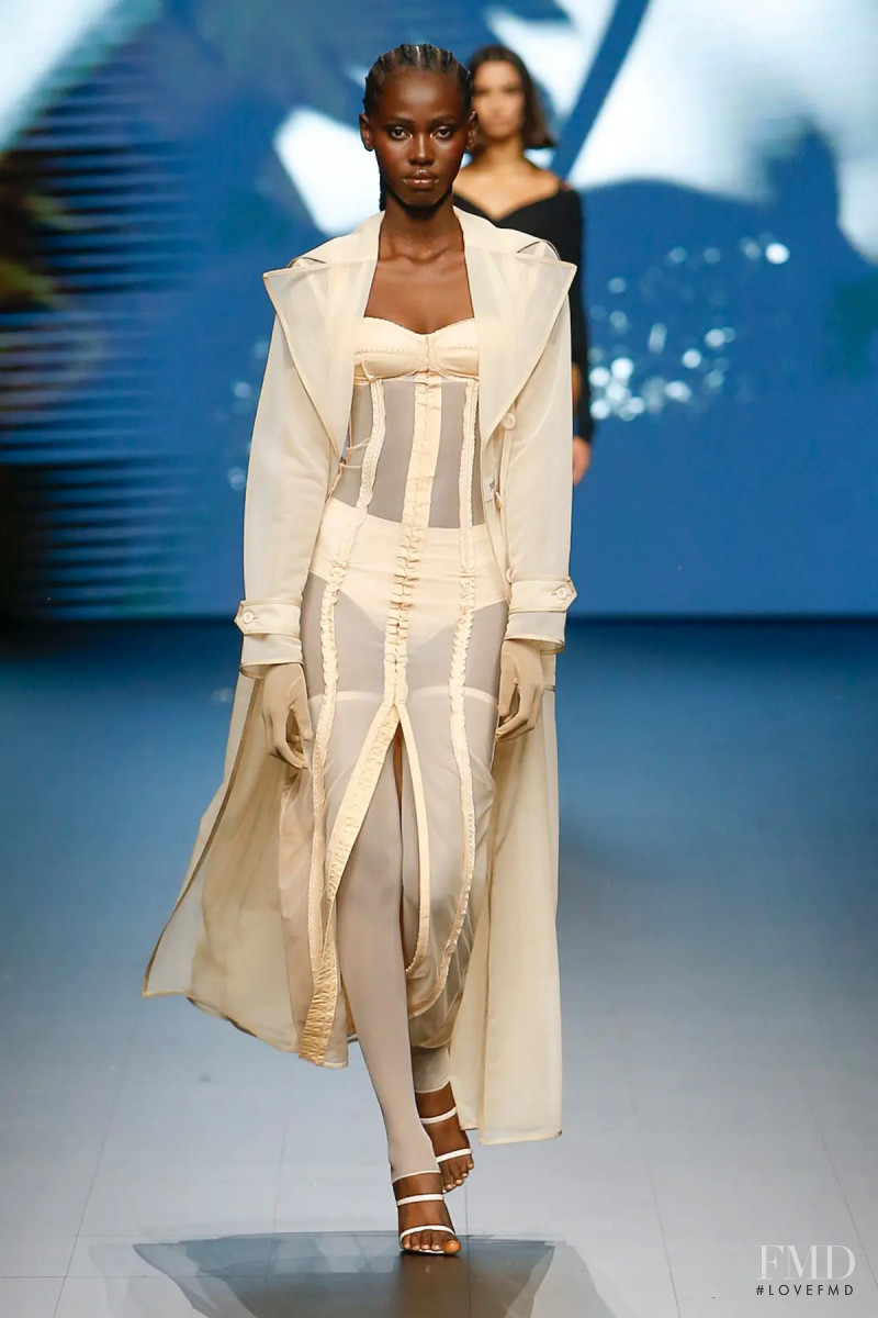 Divine Nwaokogba featured in  the Dolce & Gabbana fashion show for Spring/Summer 2023