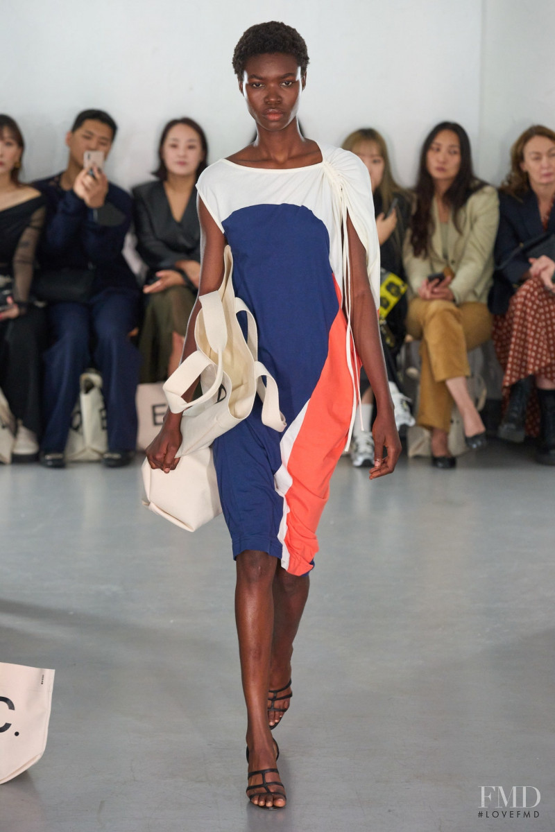 Elvina Patrick featured in  the Eudon Choi fashion show for Spring/Summer 2023