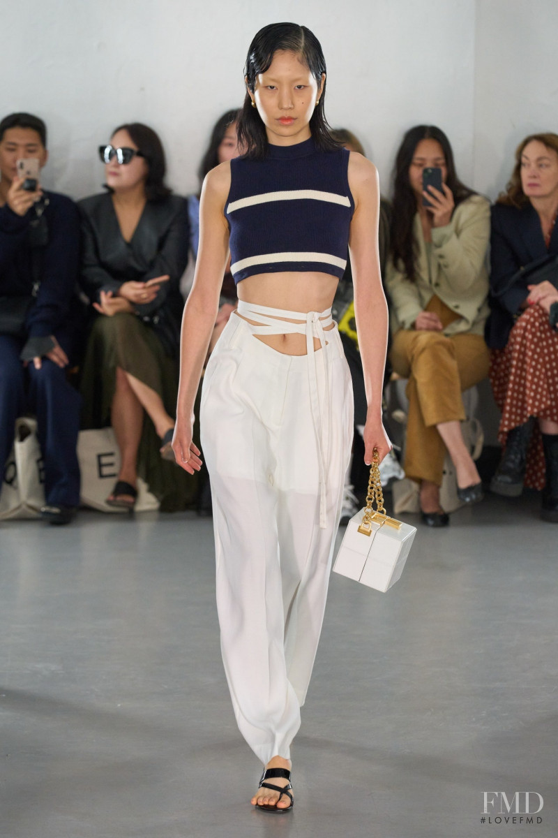 Dohyun Kim featured in  the Eudon Choi fashion show for Spring/Summer 2023