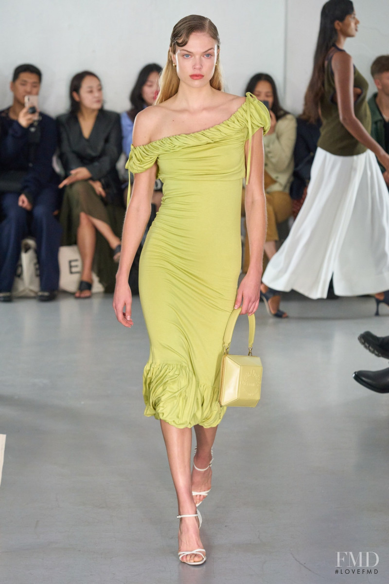 Chane Husselmann featured in  the Eudon Choi fashion show for Spring/Summer 2023