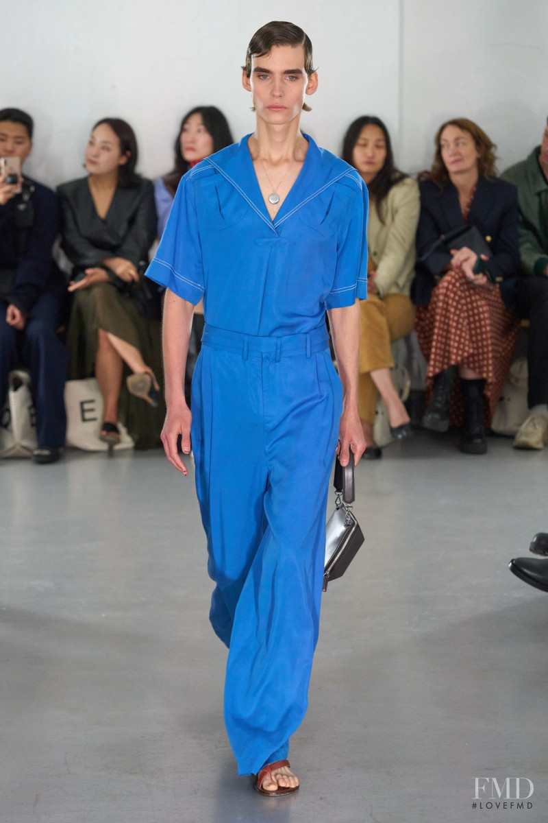 Frederic Bittner featured in  the Eudon Choi fashion show for Spring/Summer 2023