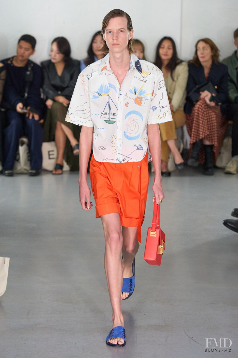 Piers Rochford featured in  the Eudon Choi fashion show for Spring/Summer 2023