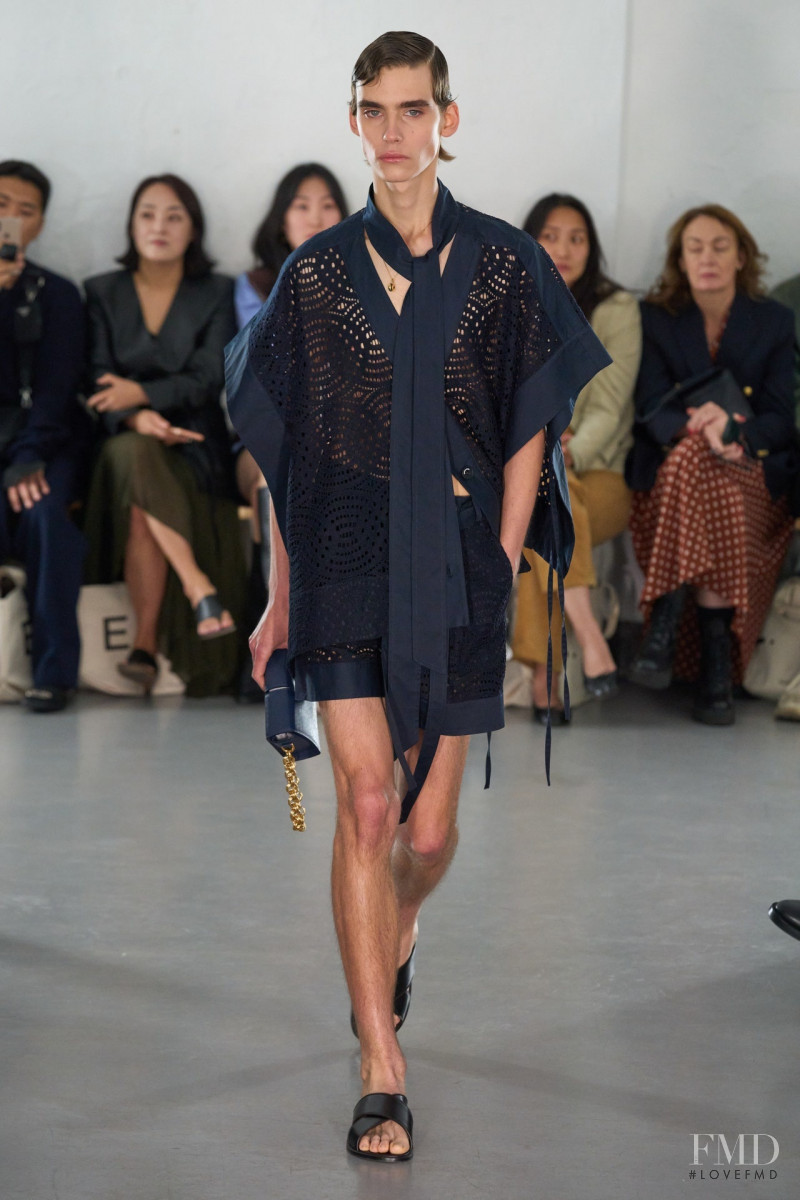 Frederic Bittner featured in  the Eudon Choi fashion show for Spring/Summer 2023